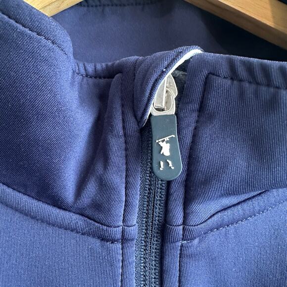 Pebble Beach Fairway & Greene Tech Quarter Zip Pullover Blue XXL - Picture 2 of 9